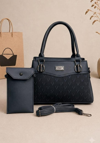 2-Piece Handbags Set with Mobile Pouch