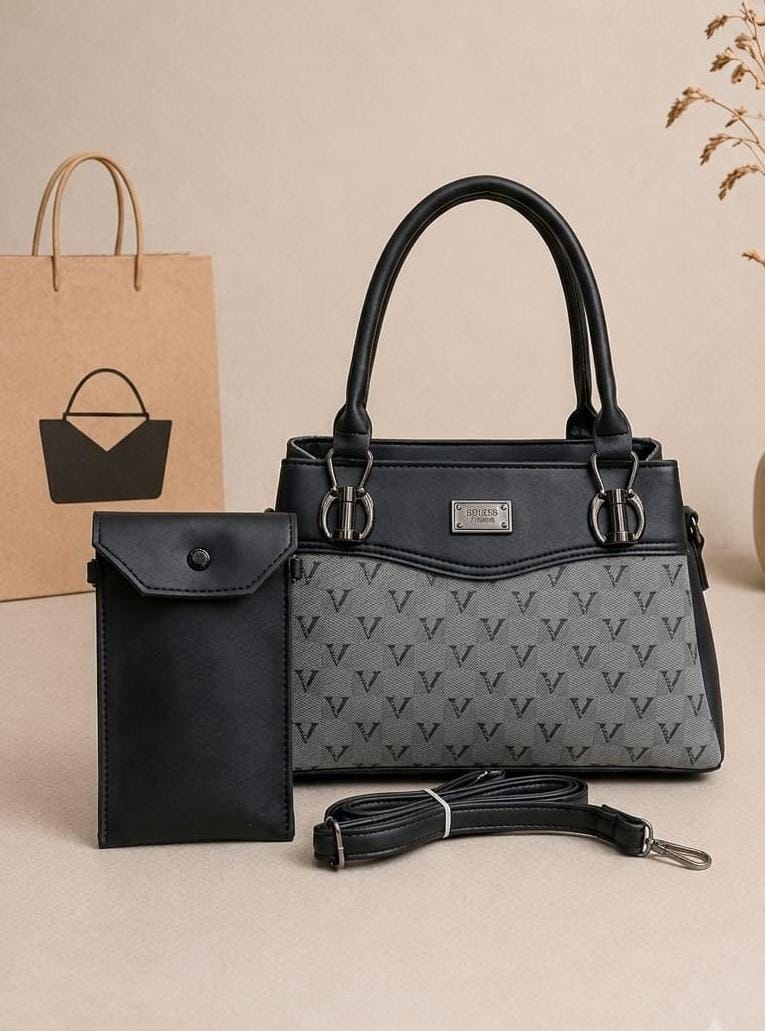 2-Piece Handbags Set with Mobile Pouch