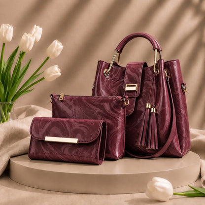 Premium Quality 3 Pcs Shoulder Bag Set